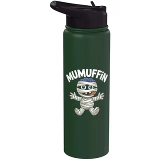 Mumuffin Muffin-Muffin-Monster-Design Stainless Steel Insulated Water Bottle
