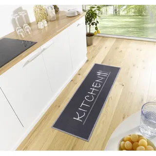 HANSE HOME Cook & Clean Küchenläufer – Küchenteppich Kitchen Motiv Teppichläufer rutschfest Pflegeleicht Teppich Läufer für Küche, Flur, Eingangsbereich, Esszimmer – 50x150cm