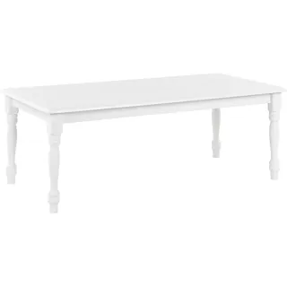 Beliani Couchtisch Weiß