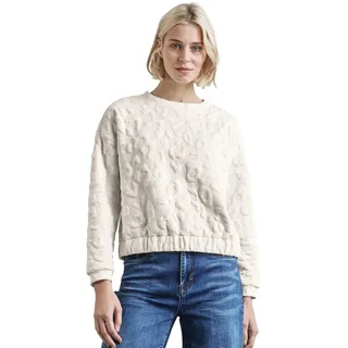 Street One Oversized Leo Sweat, Lucid White, 40