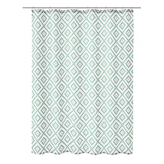 KLEINE WOLKE Duschvorhang Alhambra 180 x 200 cm grün