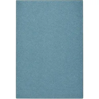 casa pura Teppich Läufer London - Meterware - Teppichläufer für Wohnzimmer, Flur, Küche - Flacher Schlingenflor (Grün - 80x200 cm)