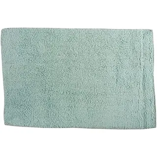MSV – Badematte aus Baumwolle – 100% weiche Baumwolle – 45 x 70 cm – Pastellgrün – Hervorragende Saugfähigkeit – Komfort und Eleganz fürs Badezimmer – Pflegeleicht – Maschinenwaschbar