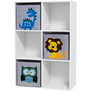 zonekiz Kinderregal Zonekiz 61,8 x 29,9 x 91,5 cm MDF weiß