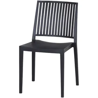 Siena Garden Stapelstuhl 57 x 80 x 56 cm schwarz 2 St.