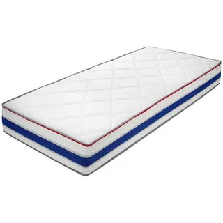 Arensberger Gel-Kaltschaummatratze Relaxx Höhe 25cm 160x200cm , Weiß , Textil , 160x200 cm , Schlafzimmer, Matratzen, Gelmatratzen