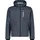 MAN Jacket Zip Hood titanio-alluminio 28US 54