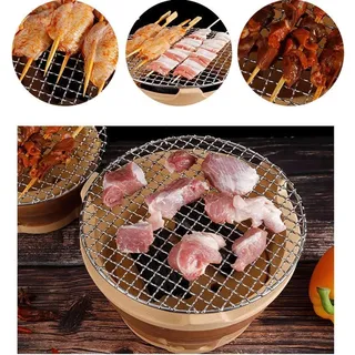 Rundes Grillrost aus rostfreiem Stahl - langlebig und hitzebeständig - 1 Stück