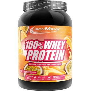 100% Whey Protein Orange-Maracuja Pulver 900 g