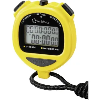 Renkforce RF-SW-120 Stoppuhr digital Gelb