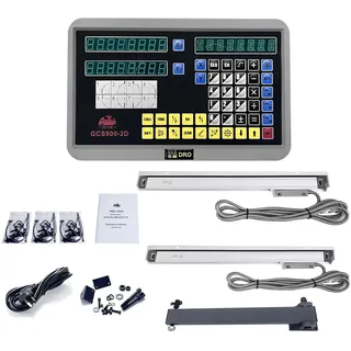 GCS900-2D Digitalanzeige, Messbereich 50mm-1000mm, Präzision 0,005mm, 2-Achsen-Komplettset