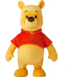 Disney HHL46 - Winnie Puuh, Plüschspielzeug, Puppe (ca. 30,5cm) mit Sing- und Gehfunktion, Geschenk für Kinder ab 3 Jahren