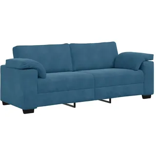 vidaXL 3-Sitzer-Sofa Blau 178 cm Samt