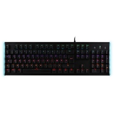 Elyte - KY400M – mechanische Gaming-Tastatur – braune Switches – Hintergrundbeleuchtung Rainbow – Schwarz