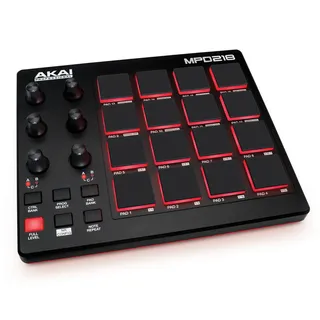 Akai Professional MPD218 Controller, MIDI Controller, Rot, Schwarz
