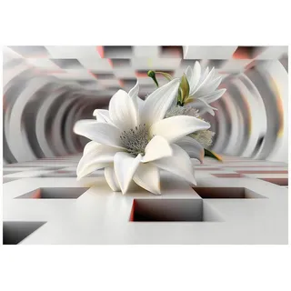 Wallarena Fototapete Blumen 3D Effekt Vlies Tapete Wohnzimmer Schlafzimmer 150x105 , Papier , Baum/Pflanze/Natur , Rechteckig , 150x105 cm , FSC 100% ,