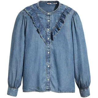 Levi's® Plus Jeansbluse »CARINNA BLOUSE DENIM«, blau