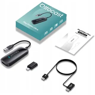 OTTOCAST Play2Video Plus Wireless CarPlay / Android Auto Adapter