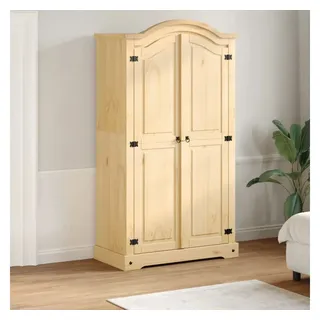vidaXL Kleiderschrank Corona 102x52x186 cm Massivholz Kiefer