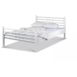 Metallbett Lea – 100 x 220 cm / weiß