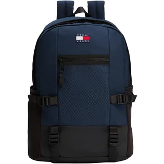 Tommy Jeans Herren Rucksack Archive Groß, Blau (Dark Night Navy), Einheitsgröße