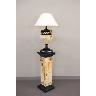 Medusa Lampe Tischlampe Leuchte Klassische Beleuchtung Tisch Lampen XXL 84cm Neu - Gold