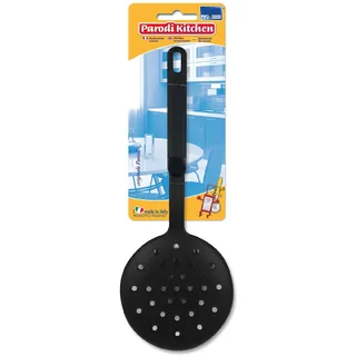 PARODI & PARODI - Schaumlöffel aus Nylon, hitzebeständig bis 210 °, Sieb zum Kochen, Braten, Schälen und Dämpfen - Küchenzubehör zum Abtropffen, Küchenutensilien 30 x 11 cm