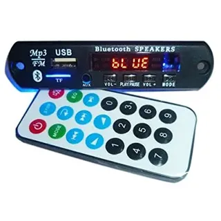 Bluetooth-Decoder-Karte, DC 12 V + 5 V, MP3, WMA-Modul, Audio, kabellos, Bluetooth, mit Schlitz für USB- und TF-Karte, Decoder-Modul, MP3-Player, unterstützt Freisprechanrufe