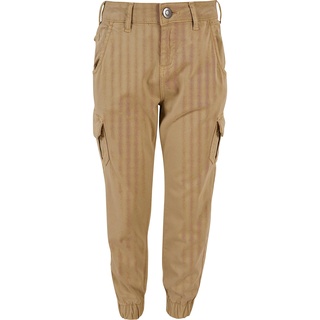 URBAN CLASSICS Girls High Waist Cargo in Beige, Größe 134/140