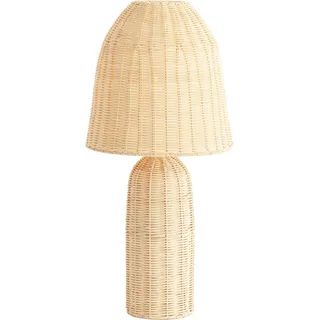 Light & Living - tischlampe - Mandor - natürlich - rattan - Ø 29cm - E27 - 1898184 - Weiß