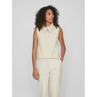 Vila Ril Strickweste - Birch / Detail Melange - L