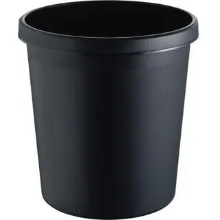 Helit Papierkorb 18 l Schwarz