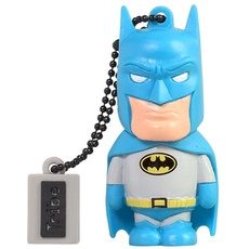 Tribe Warner Bros DC Comics Batman USB Stick 16GB Speicherstick 2.0 High Speed Pendrive Memory Stick Flash Drive, Lustige Geschenke 3D Figur, USB Gadget aus Hart-PVC mit Schlüsselanhänger – Mehrfarbig