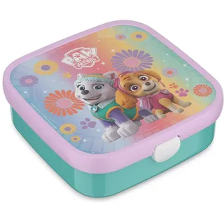 Mepal Campus Brotdose mit Bento-Einsatz und Gabel 1,3 l Paw Patrol Girls