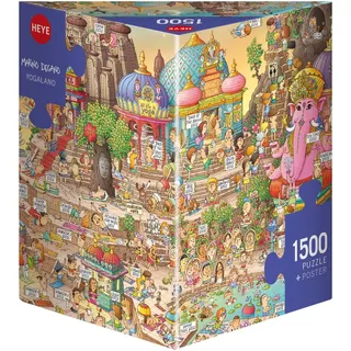 Heye Puzzle »Yogaland, Degano« Made in Europe, bunt,