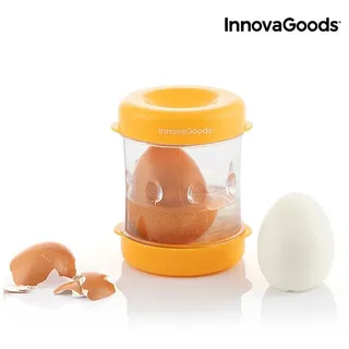 InnovaGoods V0103297 Pelador de Huevos Cocidos Shelloff Eierschneider, Plástico, Bunt