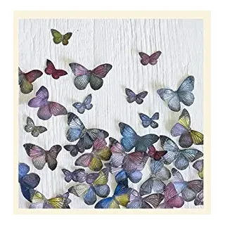 Howard Shooter 'Schmetterling Random' montiert Drucken,30 x 30 cm