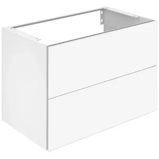 KEUCO X-LINE Waschtischunterschrank, 2 Frontauszüge, 800x605x490mm, 33163110000, Korpus/Front: Anthrazit Lack Seidenmatt / Anthrazit Glas