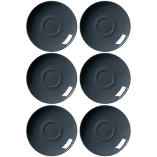Ritzenhoff & Breker »Kaffeeuntertassen Doppio ø 16 cm 6er Set«, grau