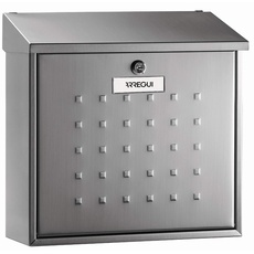 ARREGUI Maxi Premium Briefkasten, für Außenbereich, Edelstahl, 37 x 37 x 12 cm (M255638)