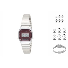 Bild LA670WA-4DF Uhr Armbanduhr Elektronisch Braun, Edelstahl