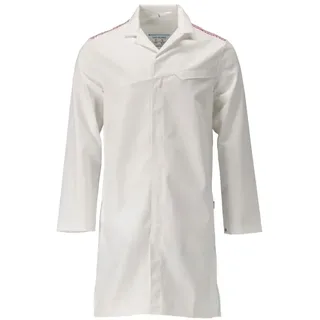 Mascot Food & Care 20354 Lange Robe - White / Traffic Red - 6XL