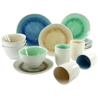 CreaTable Aquarius Kombiservice 16-tlg. mehrfarbig