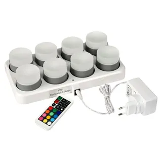 Duni LED Mini Lamp 5 cm 8 St. weiß