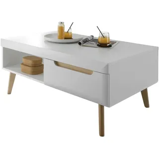furn.design Isgard Weiß Eiche 107 x 46 x 67 cm