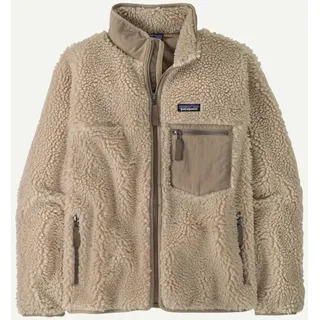 Women Classic Retro X Fleece Jacket Fleecejacke Damen beige L