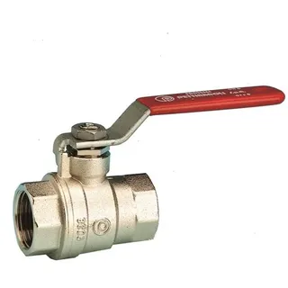 Pettinaroli F x f "new compact" fullway ball valve red steel lever 2