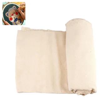 100×150cm Mönchstoff, Baumwoll Punch Needle Stoff, Primäres Tufting | Mönchsstoff Punch Needle, Stanznadel Tuch, Dauerhaft, Waschbar, für DIY Handgefertigte, Stickereien, Stanznadel, Teppichnadel
