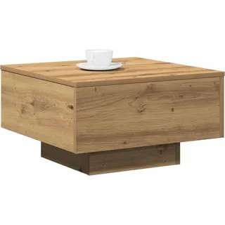 vidaXL Couchtisch Artisan-Eiche 55 x 55 x 31 cm - Braun