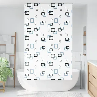 vidaXL Duschrollo 130x240 cm Stoffbreite 126 cm - Weiß